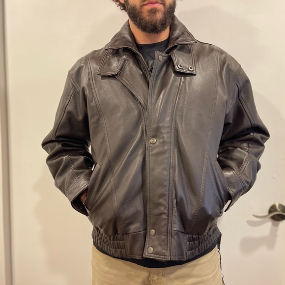 Men's Brown Jacket - Picture 3 of 11